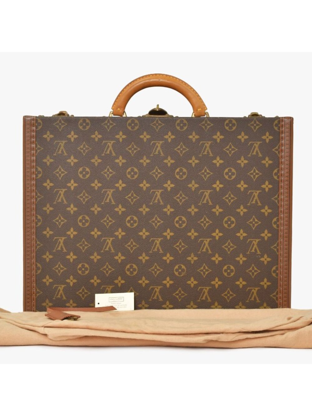 Louis Vuitton President 45 Suitcase Trunk Case Monogram Brown